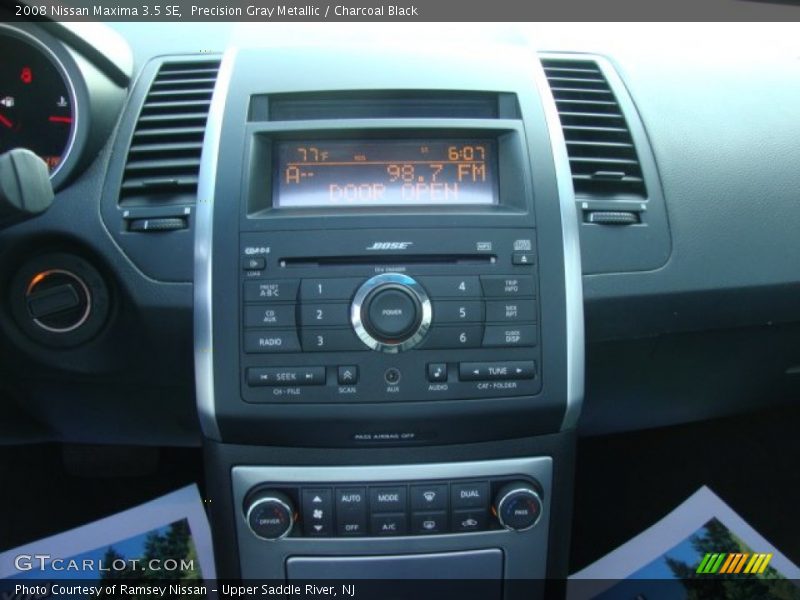 Precision Gray Metallic / Charcoal Black 2008 Nissan Maxima 3.5 SE