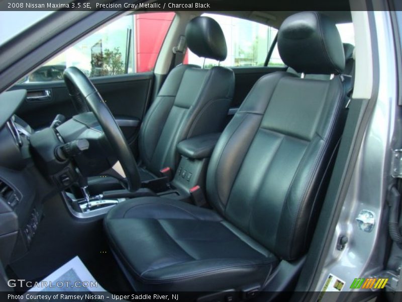 Precision Gray Metallic / Charcoal Black 2008 Nissan Maxima 3.5 SE