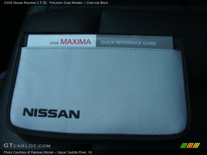 Precision Gray Metallic / Charcoal Black 2008 Nissan Maxima 3.5 SE