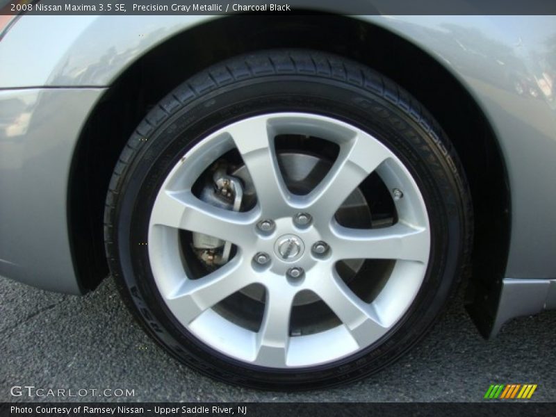 Precision Gray Metallic / Charcoal Black 2008 Nissan Maxima 3.5 SE