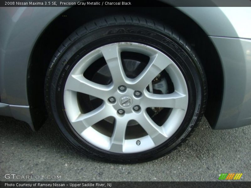 Precision Gray Metallic / Charcoal Black 2008 Nissan Maxima 3.5 SE