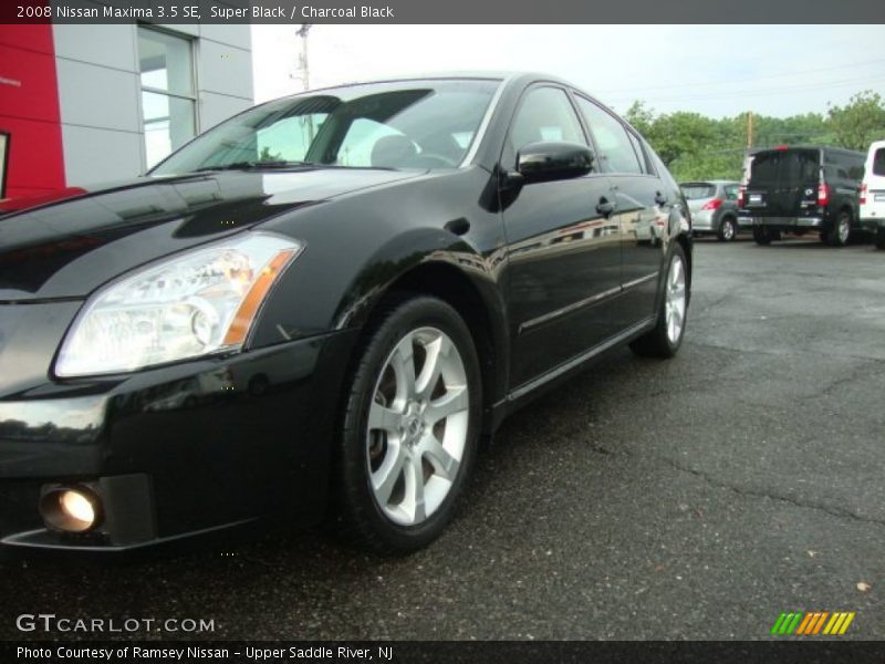 Super Black / Charcoal Black 2008 Nissan Maxima 3.5 SE