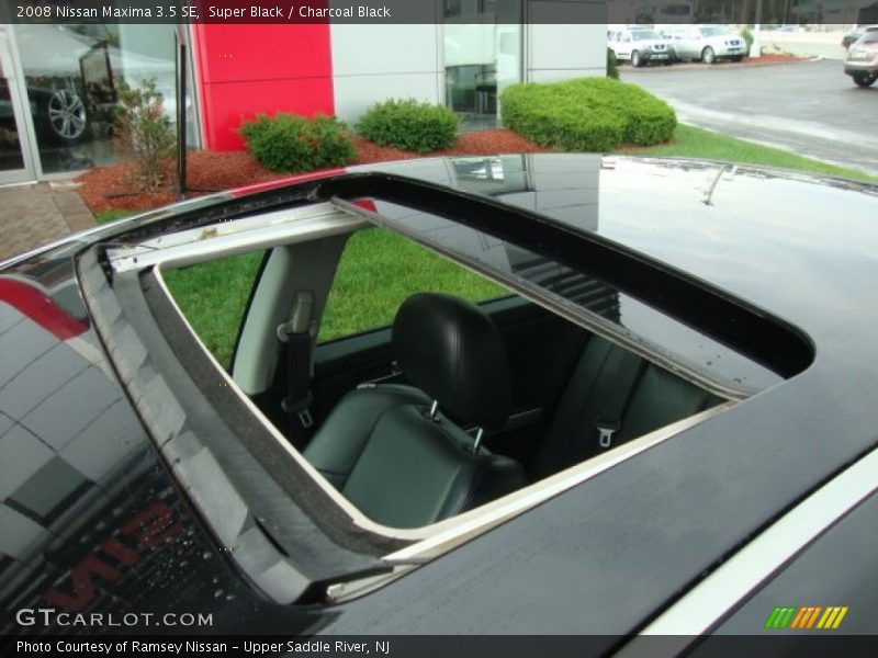 Super Black / Charcoal Black 2008 Nissan Maxima 3.5 SE