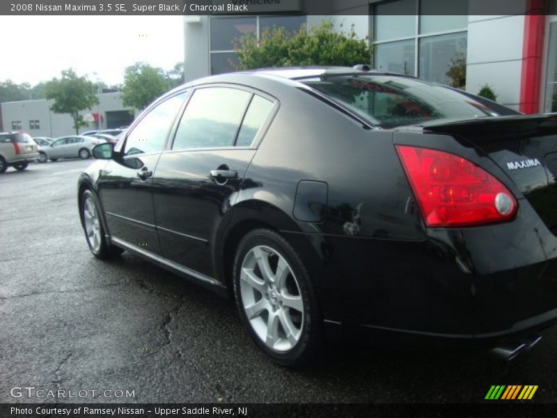 Super Black / Charcoal Black 2008 Nissan Maxima 3.5 SE