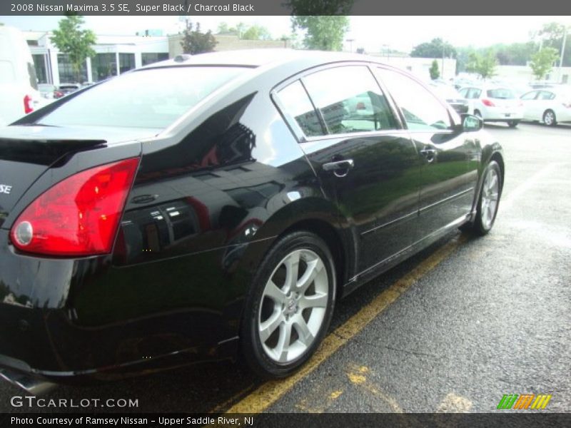 Super Black / Charcoal Black 2008 Nissan Maxima 3.5 SE