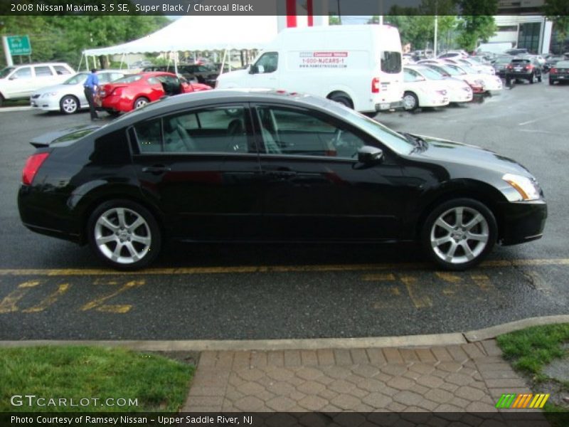 Super Black / Charcoal Black 2008 Nissan Maxima 3.5 SE