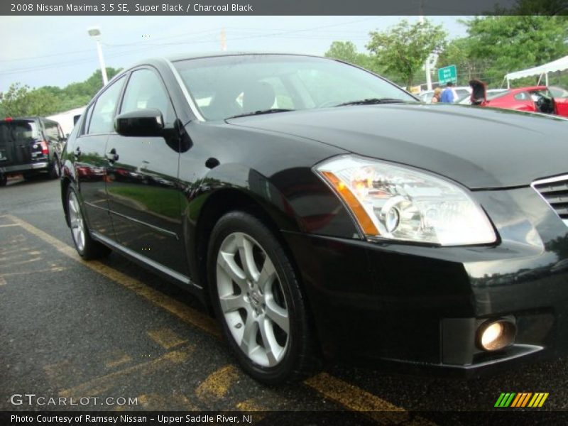 Super Black / Charcoal Black 2008 Nissan Maxima 3.5 SE