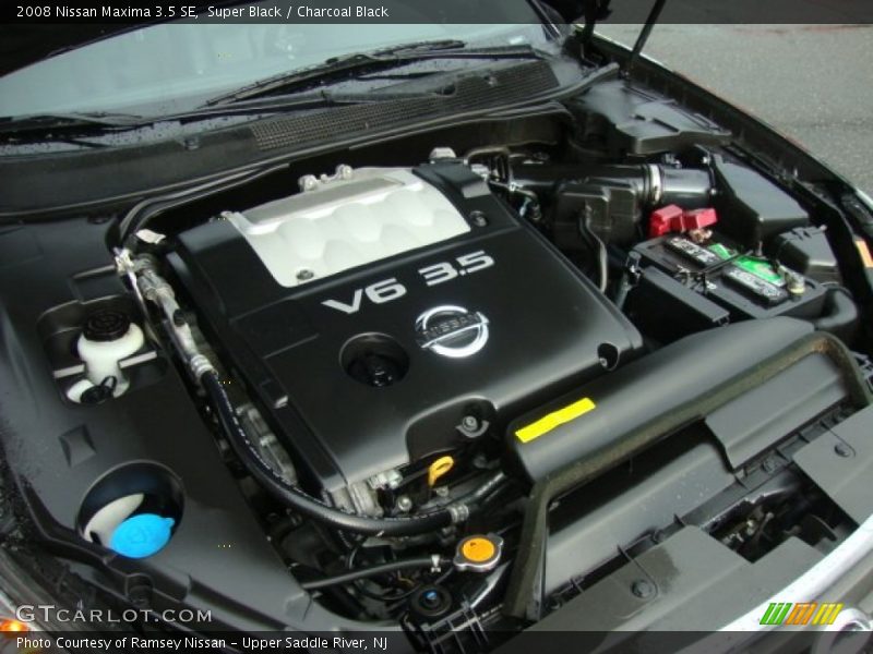 Super Black / Charcoal Black 2008 Nissan Maxima 3.5 SE