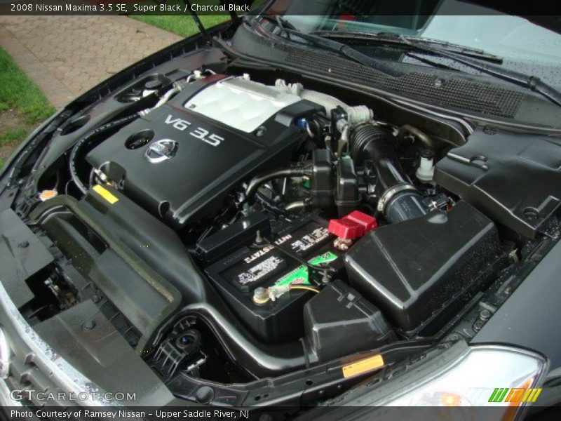 Super Black / Charcoal Black 2008 Nissan Maxima 3.5 SE