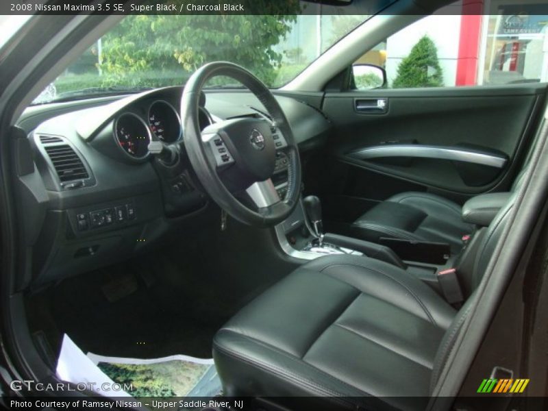 Super Black / Charcoal Black 2008 Nissan Maxima 3.5 SE