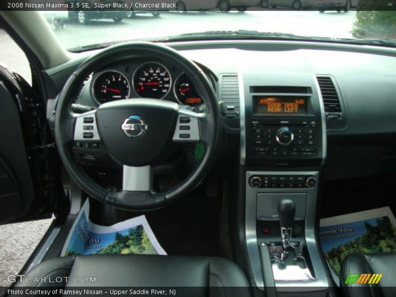 Super Black / Charcoal Black 2008 Nissan Maxima 3.5 SE