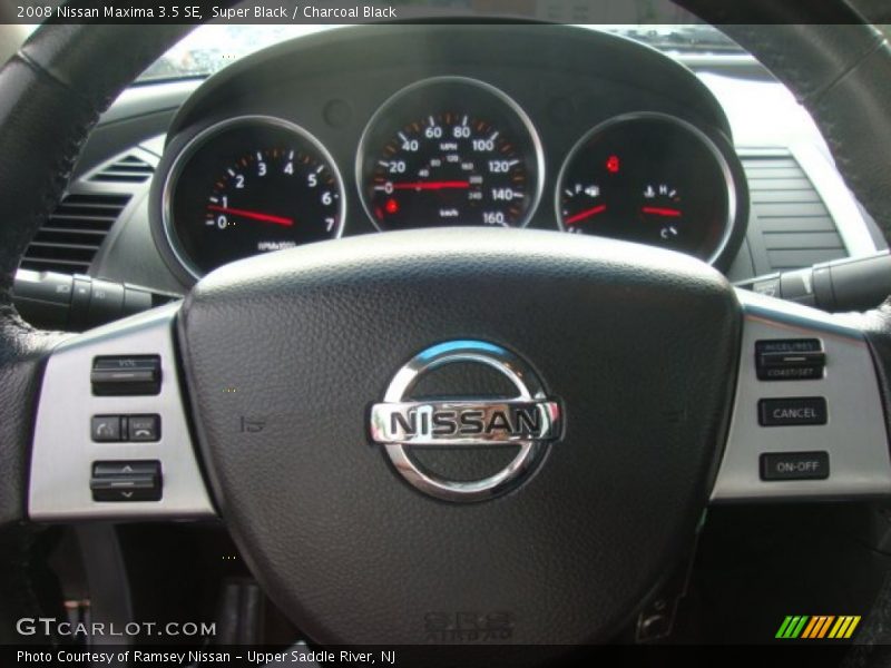 Super Black / Charcoal Black 2008 Nissan Maxima 3.5 SE