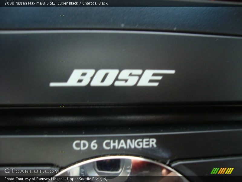 Super Black / Charcoal Black 2008 Nissan Maxima 3.5 SE
