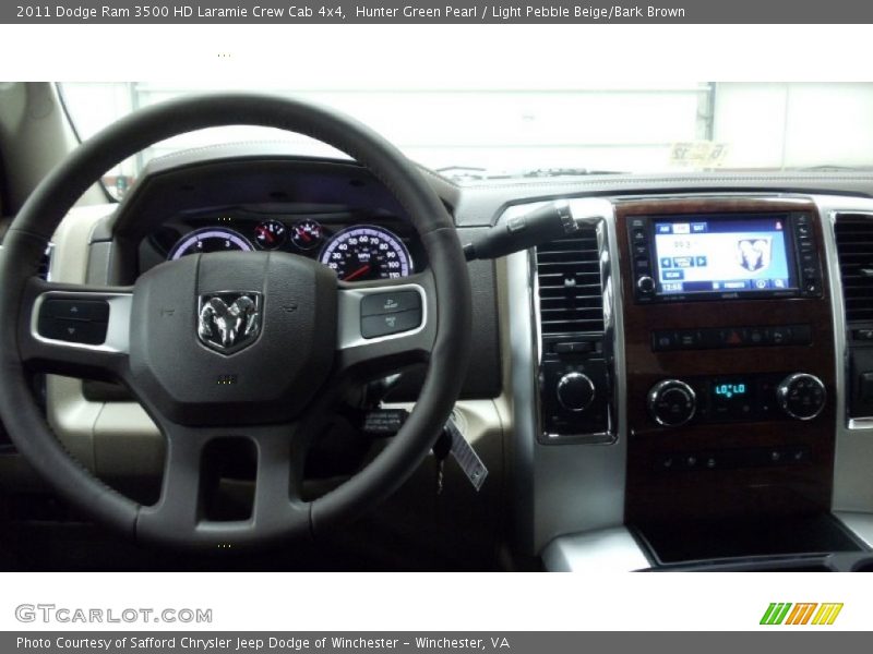 Dashboard of 2011 Ram 3500 HD Laramie Crew Cab 4x4