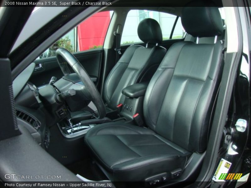 Super Black / Charcoal Black 2008 Nissan Maxima 3.5 SE