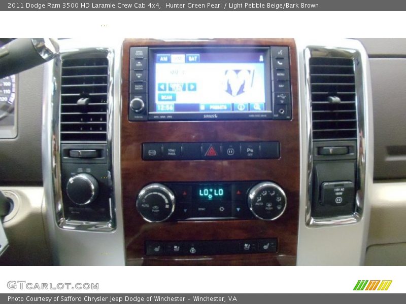 Hunter Green Pearl / Light Pebble Beige/Bark Brown 2011 Dodge Ram 3500 HD Laramie Crew Cab 4x4