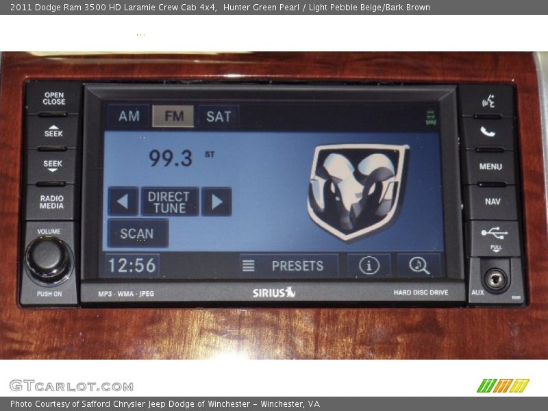 Controls of 2011 Ram 3500 HD Laramie Crew Cab 4x4