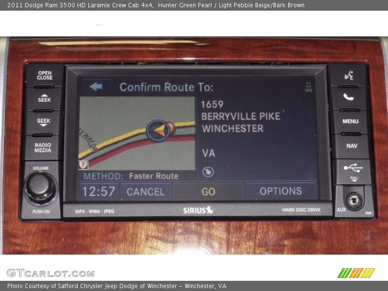 Controls of 2011 Ram 3500 HD Laramie Crew Cab 4x4