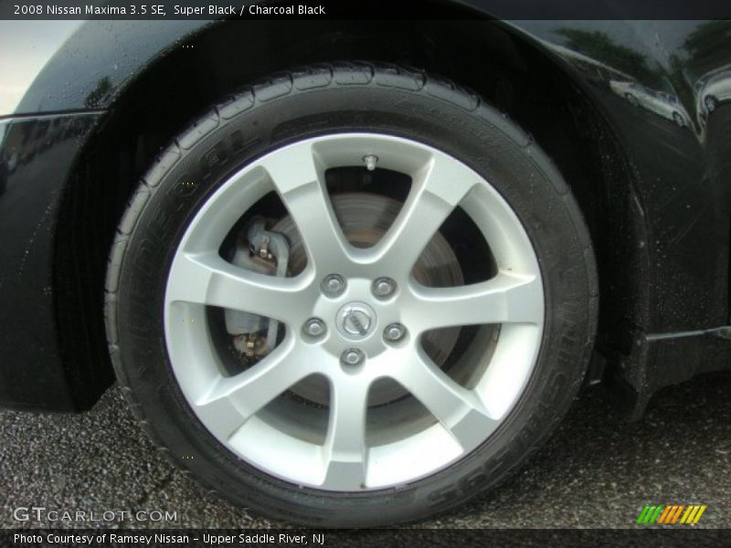 Super Black / Charcoal Black 2008 Nissan Maxima 3.5 SE