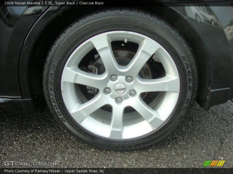 Super Black / Charcoal Black 2008 Nissan Maxima 3.5 SE