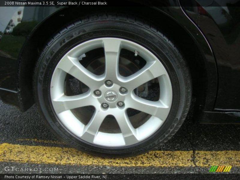 Super Black / Charcoal Black 2008 Nissan Maxima 3.5 SE