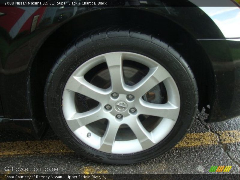 Super Black / Charcoal Black 2008 Nissan Maxima 3.5 SE