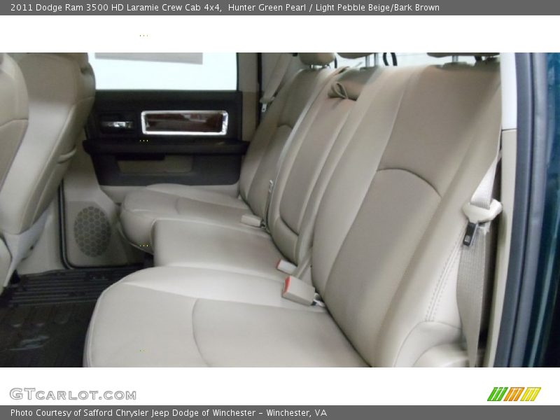 2011 Ram 3500 HD Laramie Crew Cab 4x4 Light Pebble Beige/Bark Brown Interior