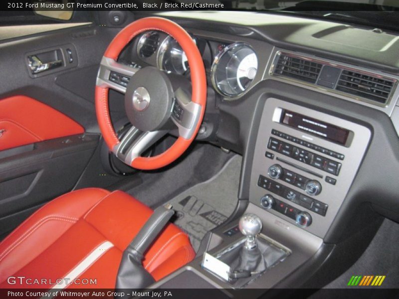 Dashboard of 2012 Mustang GT Premium Convertible