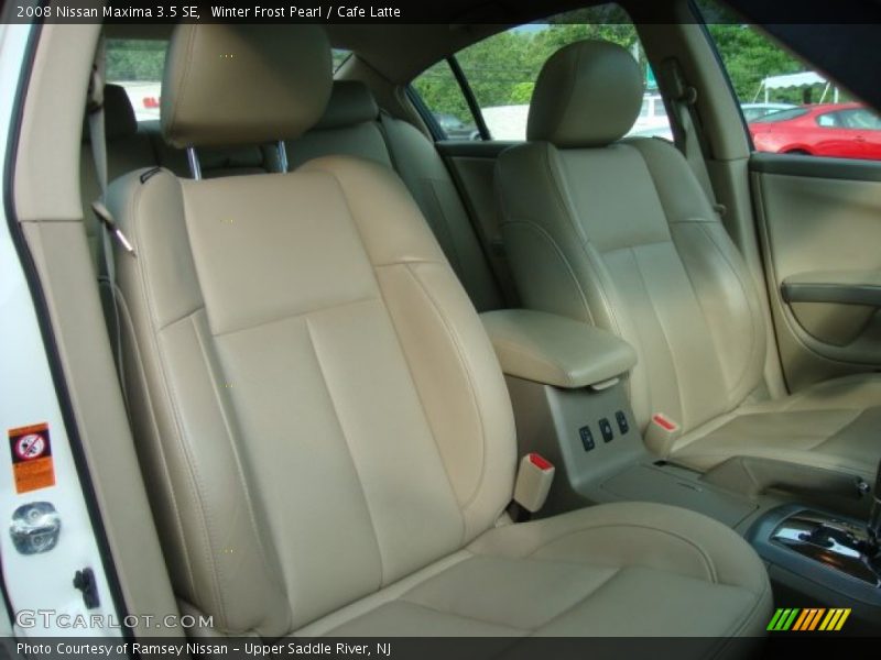 Winter Frost Pearl / Cafe Latte 2008 Nissan Maxima 3.5 SE
