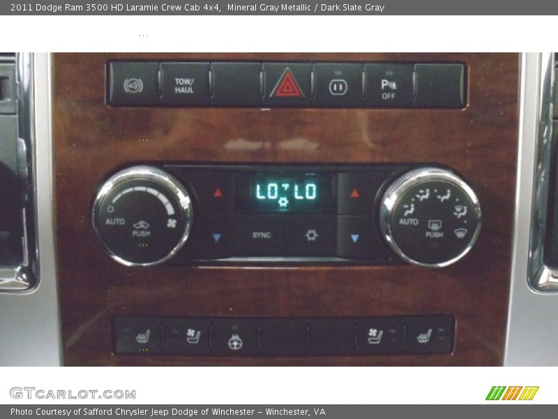 Mineral Gray Metallic / Dark Slate Gray 2011 Dodge Ram 3500 HD Laramie Crew Cab 4x4