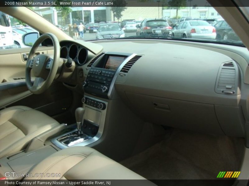 Winter Frost Pearl / Cafe Latte 2008 Nissan Maxima 3.5 SE
