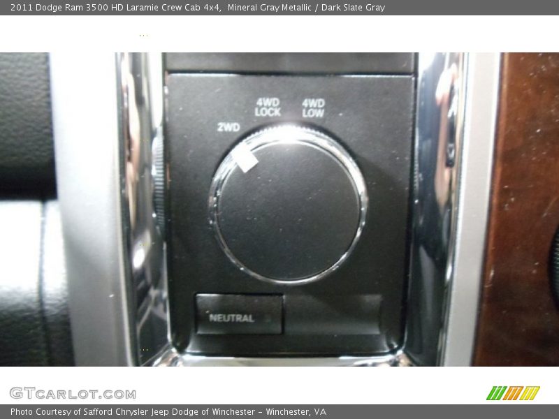 Mineral Gray Metallic / Dark Slate Gray 2011 Dodge Ram 3500 HD Laramie Crew Cab 4x4