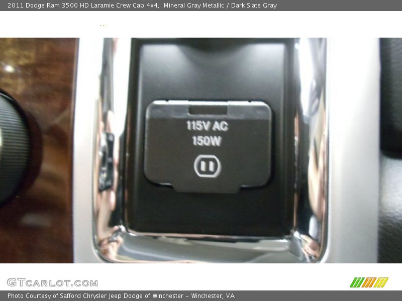 Mineral Gray Metallic / Dark Slate Gray 2011 Dodge Ram 3500 HD Laramie Crew Cab 4x4