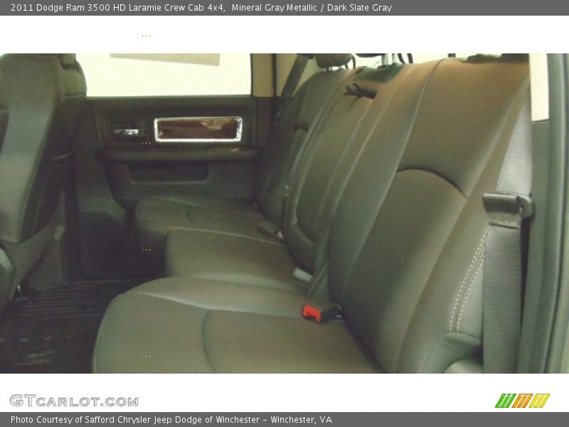 Mineral Gray Metallic / Dark Slate Gray 2011 Dodge Ram 3500 HD Laramie Crew Cab 4x4