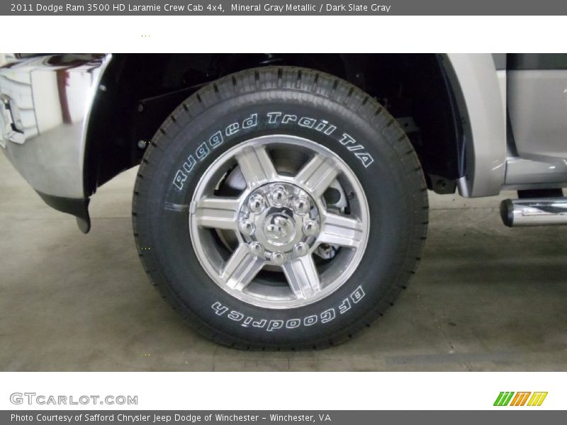 Mineral Gray Metallic / Dark Slate Gray 2011 Dodge Ram 3500 HD Laramie Crew Cab 4x4