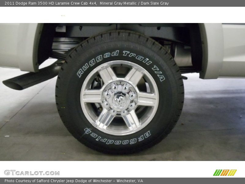 Mineral Gray Metallic / Dark Slate Gray 2011 Dodge Ram 3500 HD Laramie Crew Cab 4x4