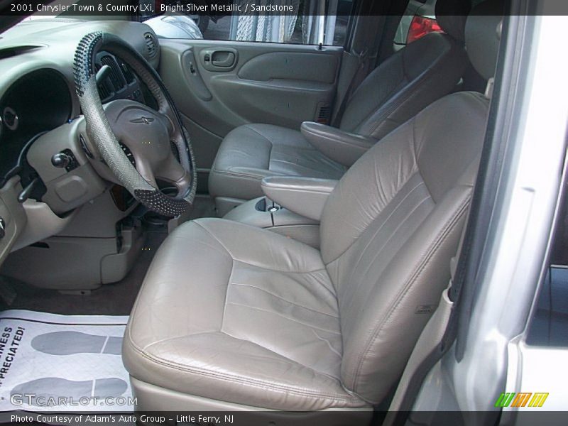 Bright Silver Metallic / Sandstone 2001 Chrysler Town & Country LXi