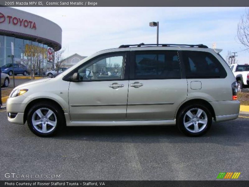 Cosmic Sand Metallic / Beige 2005 Mazda MPV ES