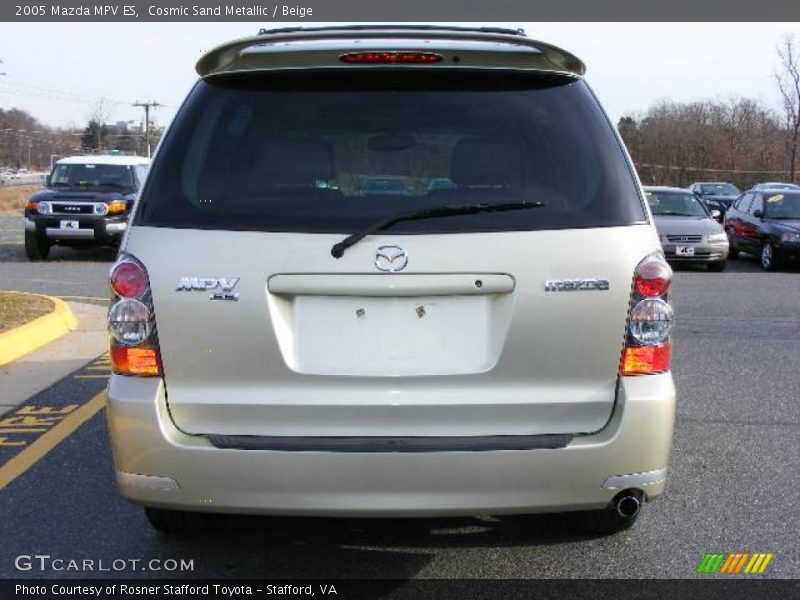 Cosmic Sand Metallic / Beige 2005 Mazda MPV ES