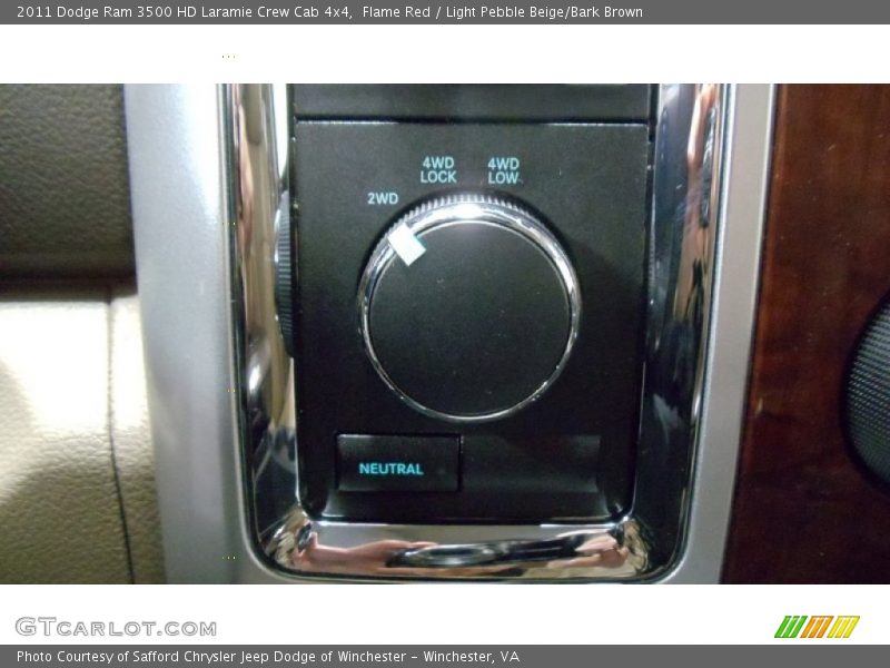 Controls of 2011 Ram 3500 HD Laramie Crew Cab 4x4