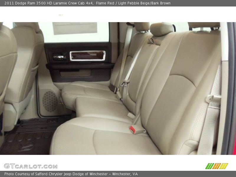  2011 Ram 3500 HD Laramie Crew Cab 4x4 Light Pebble Beige/Bark Brown Interior