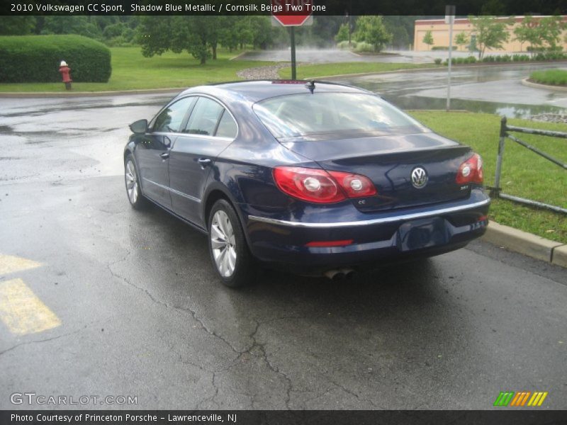 Shadow Blue Metallic / Cornsilk Beige Two Tone 2010 Volkswagen CC Sport