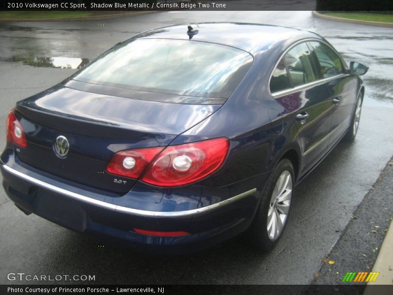 Shadow Blue Metallic / Cornsilk Beige Two Tone 2010 Volkswagen CC Sport