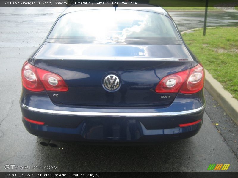 Shadow Blue Metallic / Cornsilk Beige Two Tone 2010 Volkswagen CC Sport