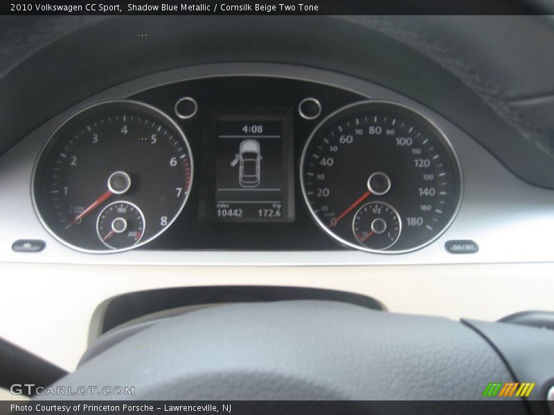 Shadow Blue Metallic / Cornsilk Beige Two Tone 2010 Volkswagen CC Sport