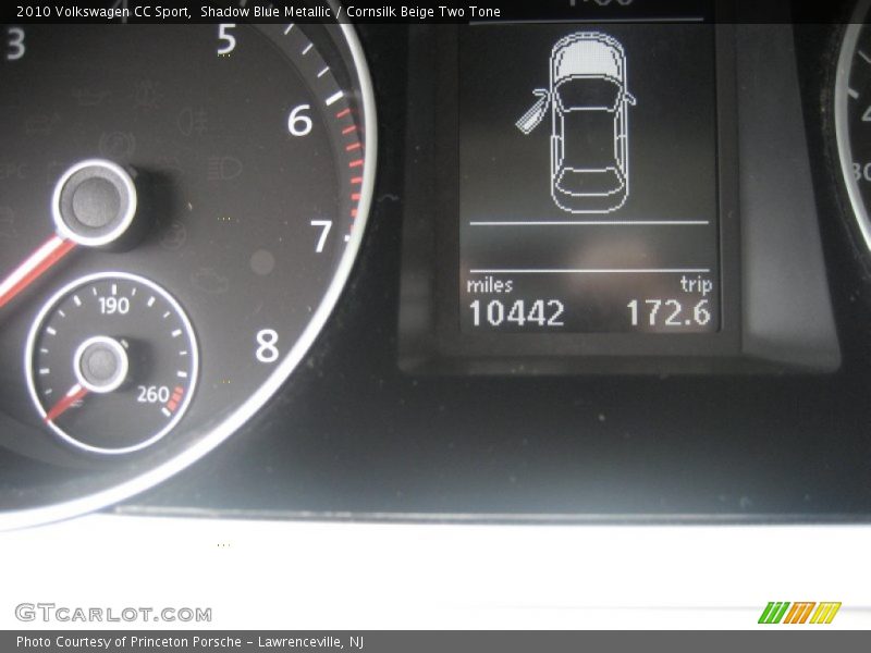 Shadow Blue Metallic / Cornsilk Beige Two Tone 2010 Volkswagen CC Sport