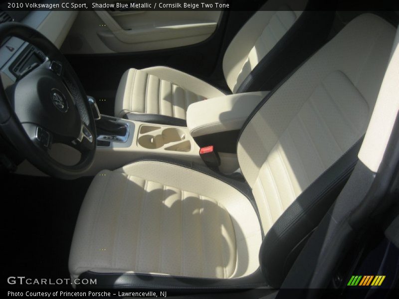 Shadow Blue Metallic / Cornsilk Beige Two Tone 2010 Volkswagen CC Sport