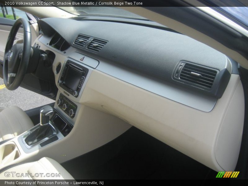 Shadow Blue Metallic / Cornsilk Beige Two Tone 2010 Volkswagen CC Sport