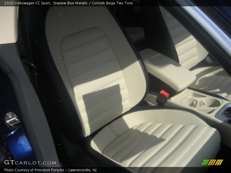 Shadow Blue Metallic / Cornsilk Beige Two Tone 2010 Volkswagen CC Sport