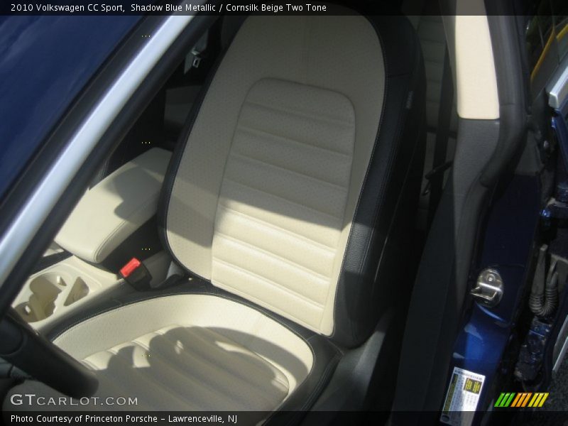 Shadow Blue Metallic / Cornsilk Beige Two Tone 2010 Volkswagen CC Sport